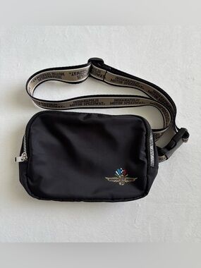 Forever Collectibles Indianapolis Motor Speedway IMS Belt Bag Crossbody Black